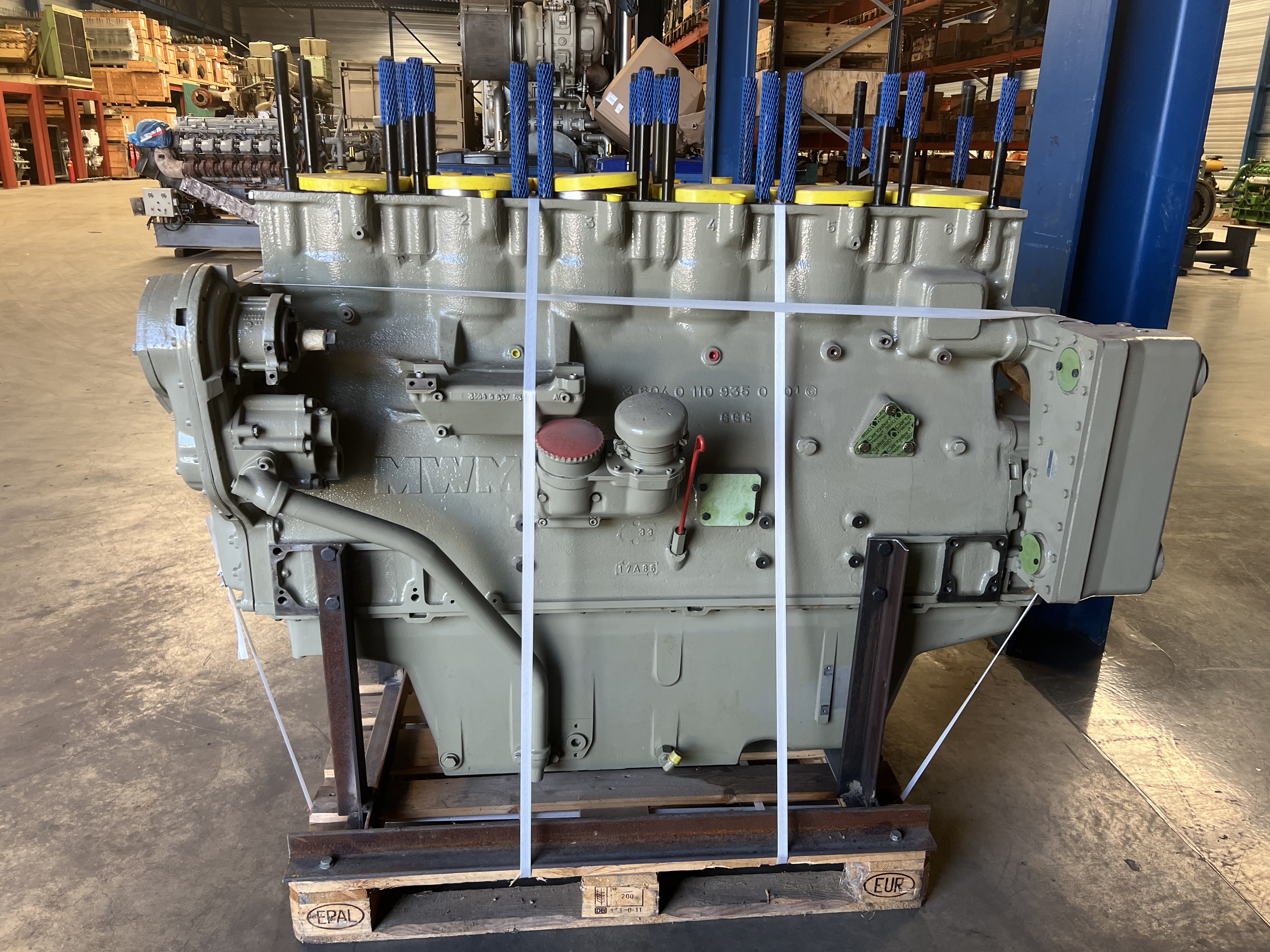 Used MWM DEUTZ TBD 604-BL6 SHORTBLOCK