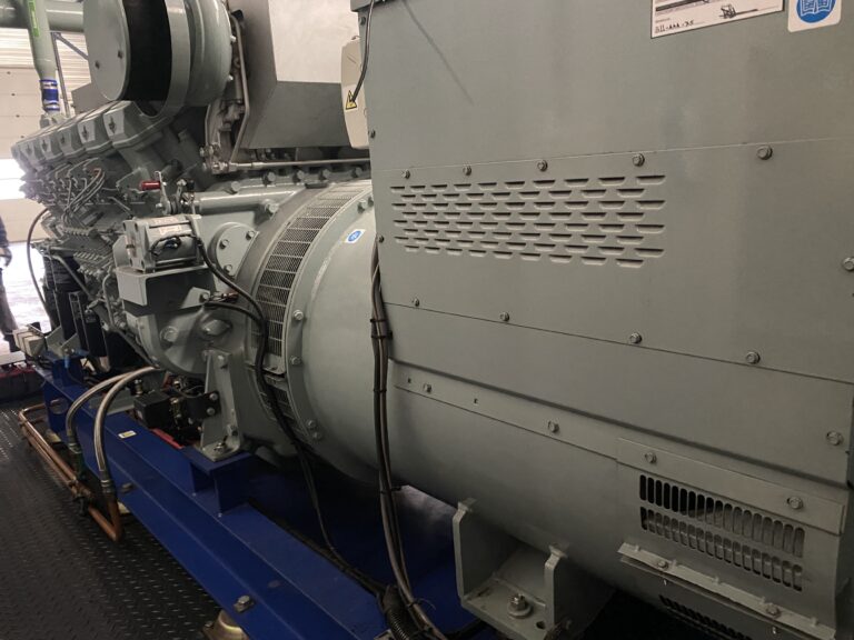 Used 2009 Mitsubishi S12R / Leroy Somer diesel gen.set 1250 KVA