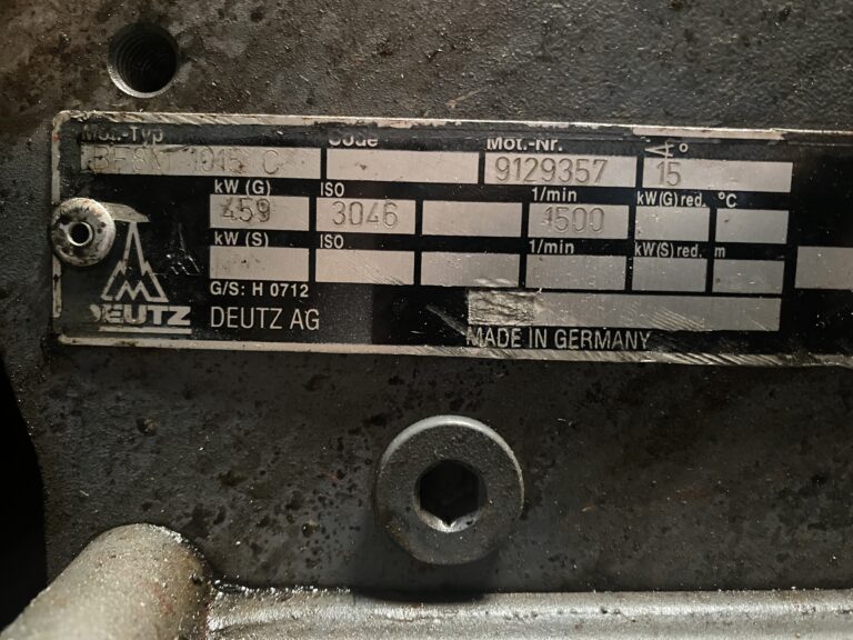 Used 2016 DEUTZ BF8M1015C / STAMFORD GEN.SET 530 KVA