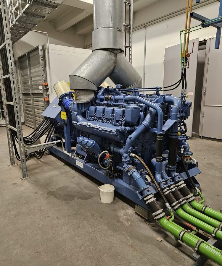 Used 1993 MTU 8V396TB34R / AEG DIESEL GEN.SET 815 KVA