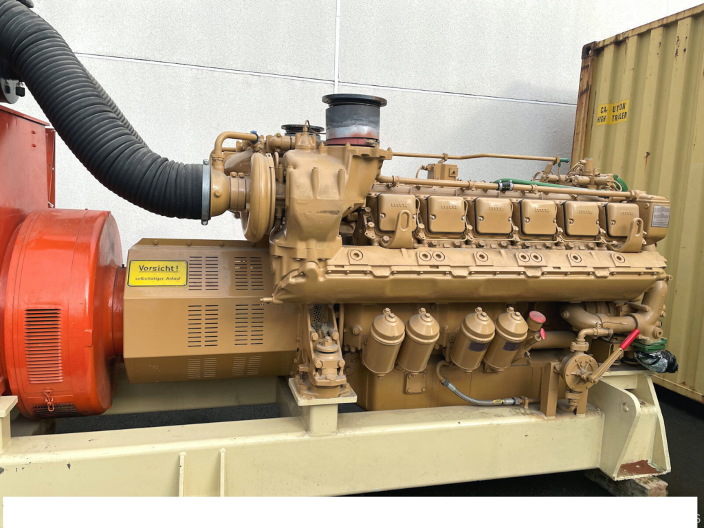 Used MTU 12V396 / PILLER DIESEL GEN.SET 900 KVA