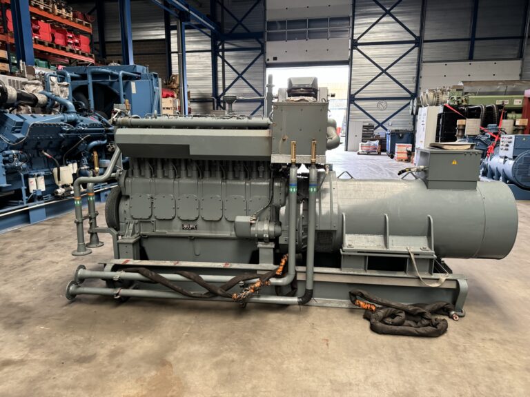 Used 1991 MWM TBD 604-BL6 / RELIANCE DIESEL GEN.SET 630 KVA