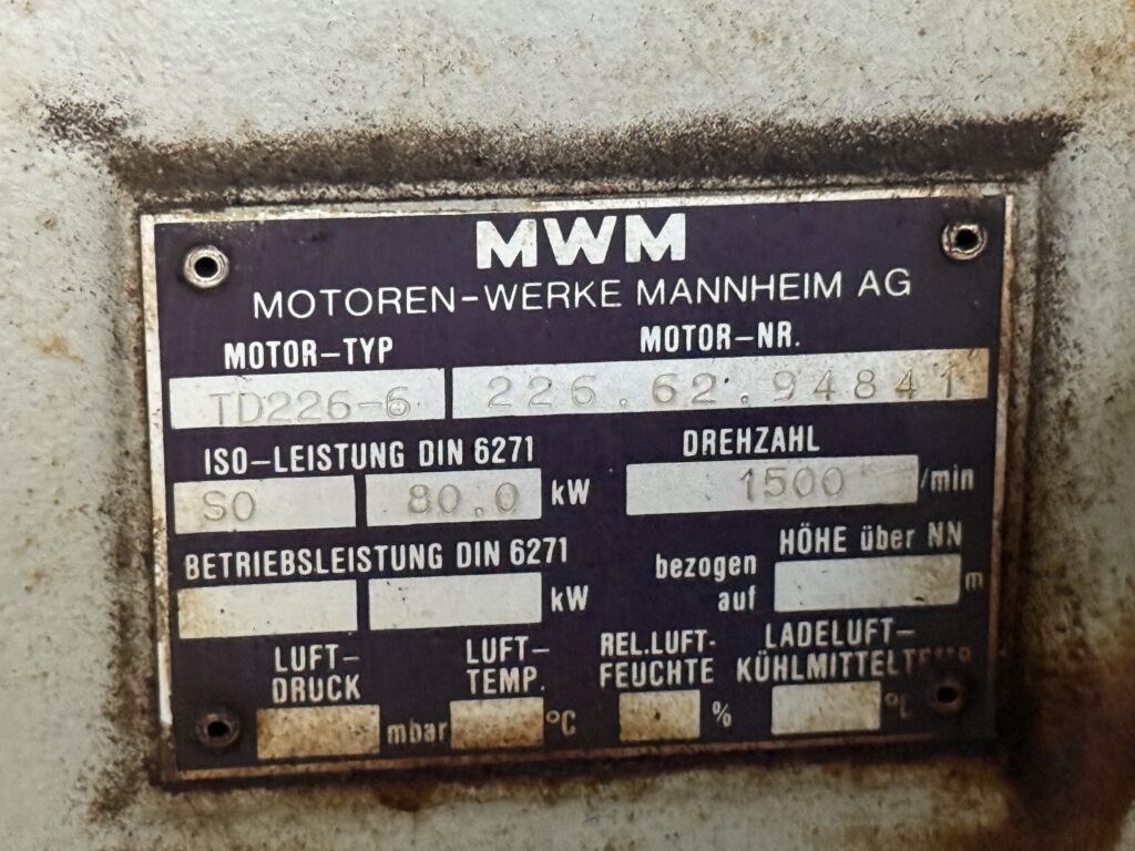 Used MWM TD 226-6