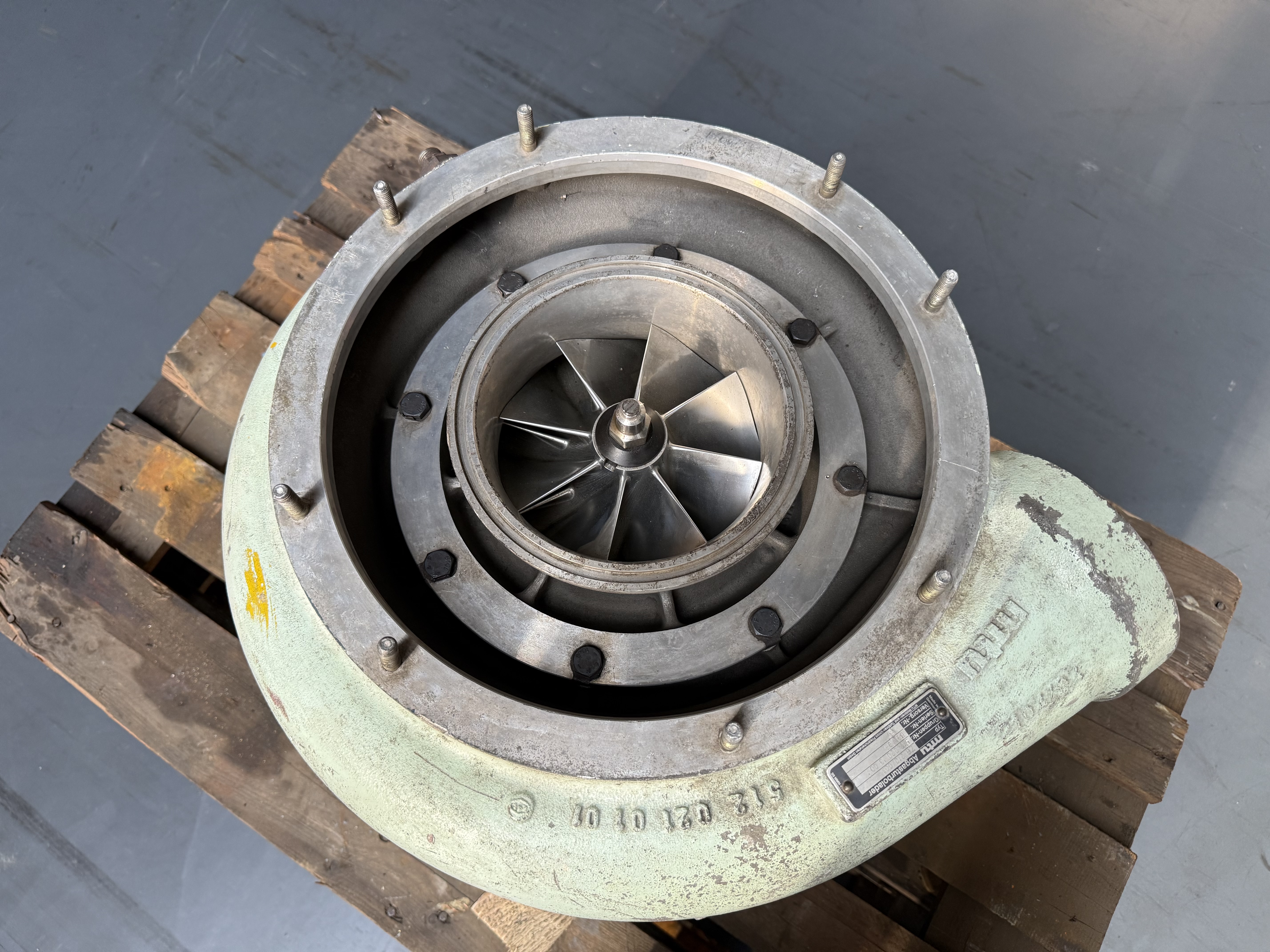 Used MTU ZR210/001 TURBOCHARGER
