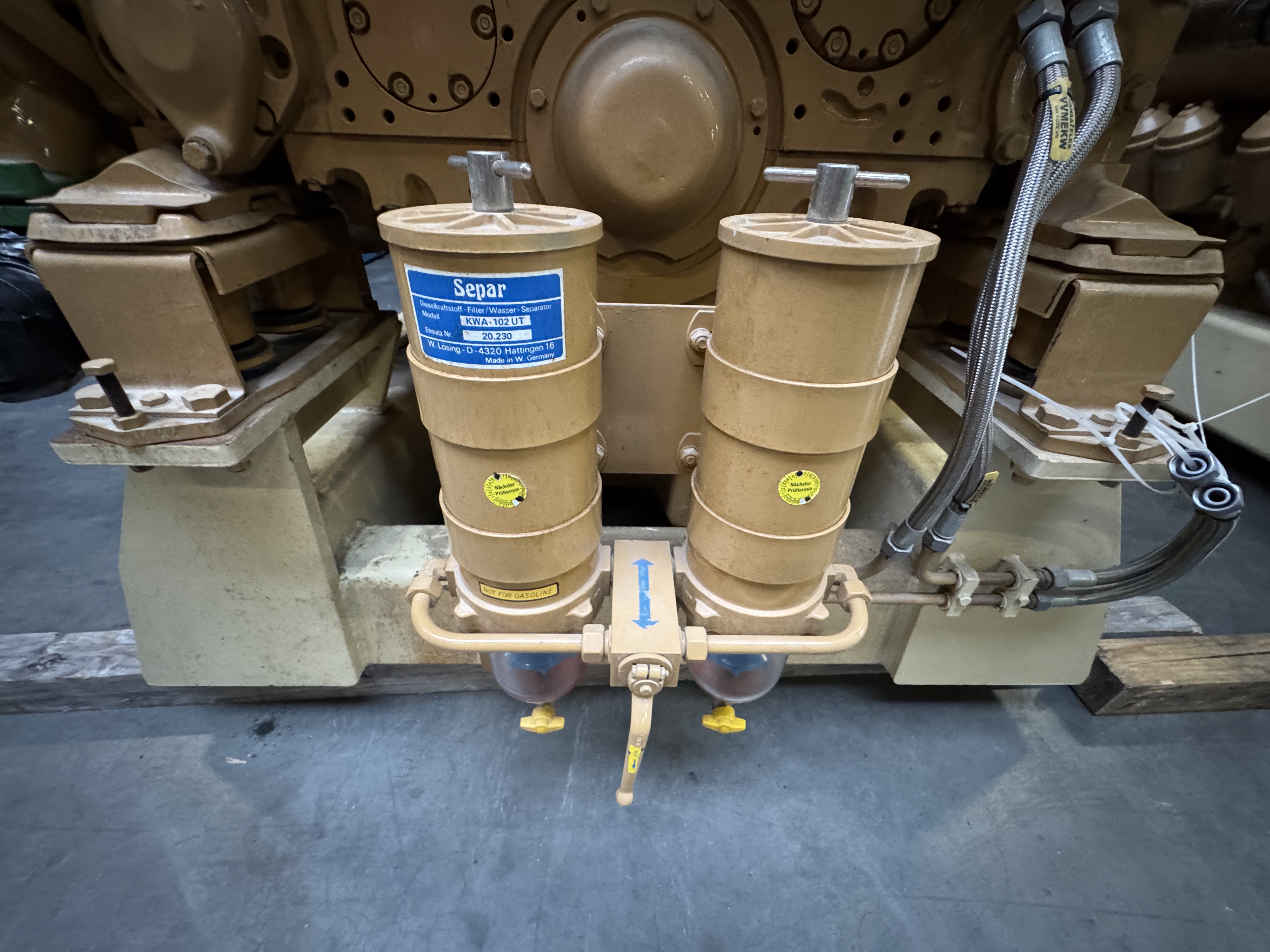 Used MTU 12V396 / PILLER DIESEL GEN.SET 900 KVA