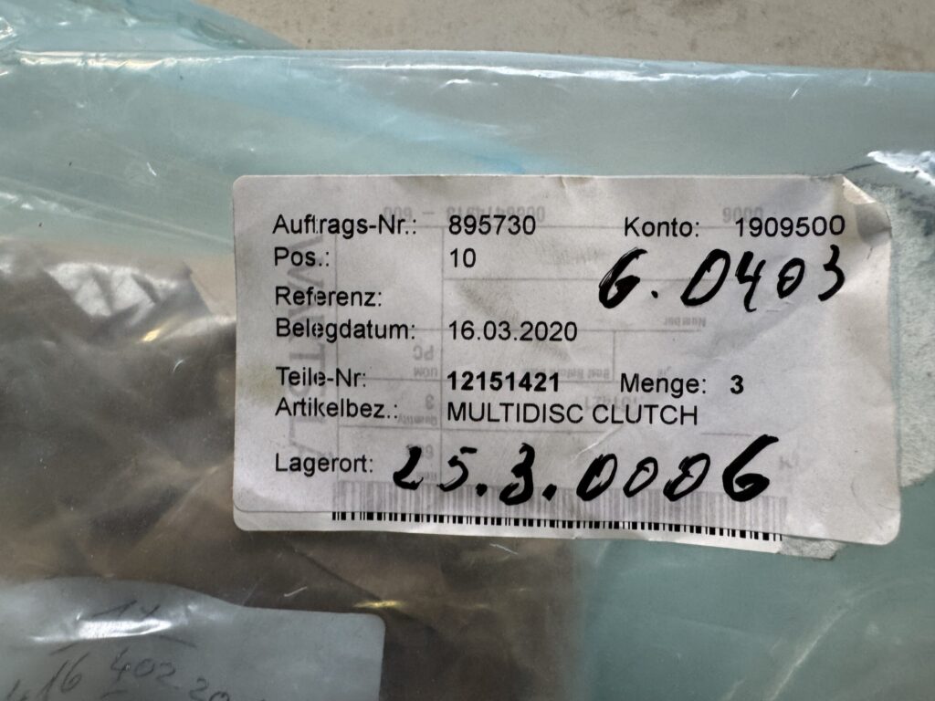 MULTIDISC CLUTCH P/N 12151421 FOR DEUTZ MWM