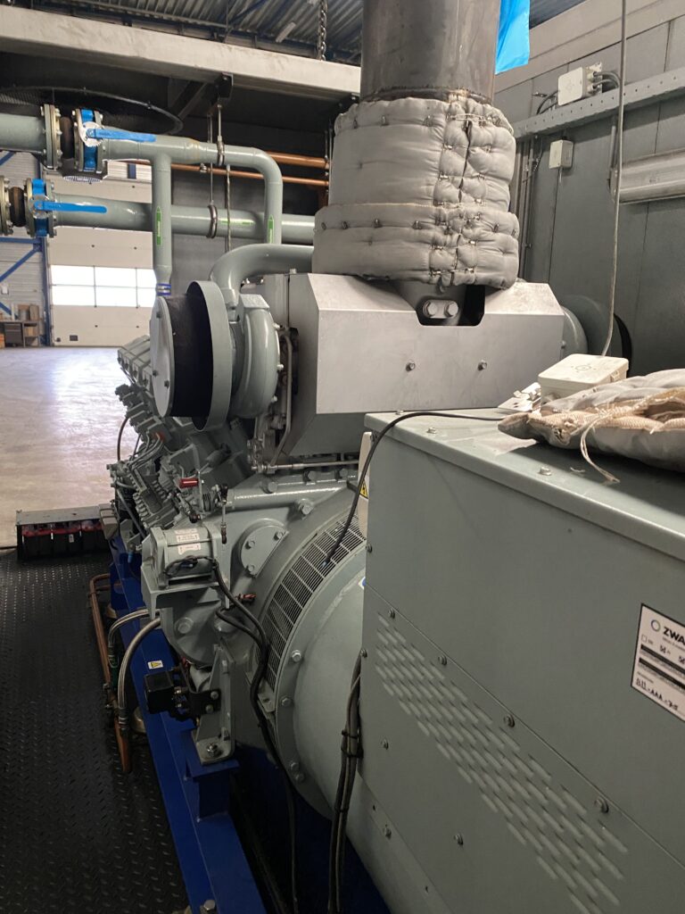 Used 2009 Mitsubishi S12R / Leroy Somer diesel gen.set 1250 KVA