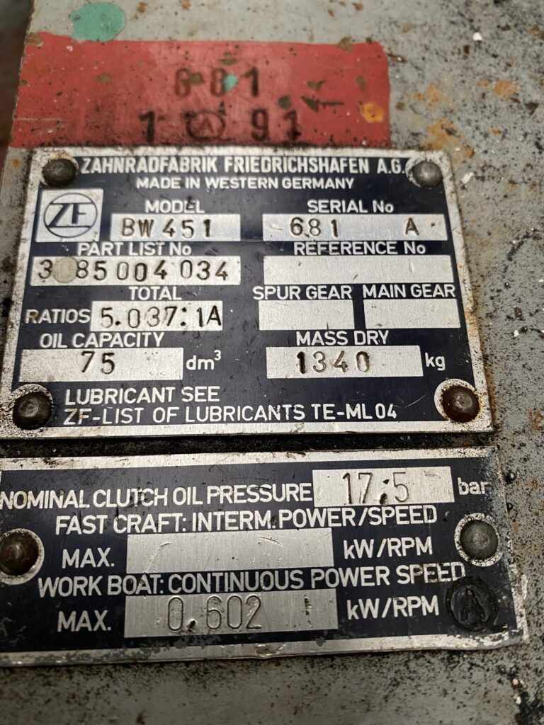 Used GEARBOX ZF BW451