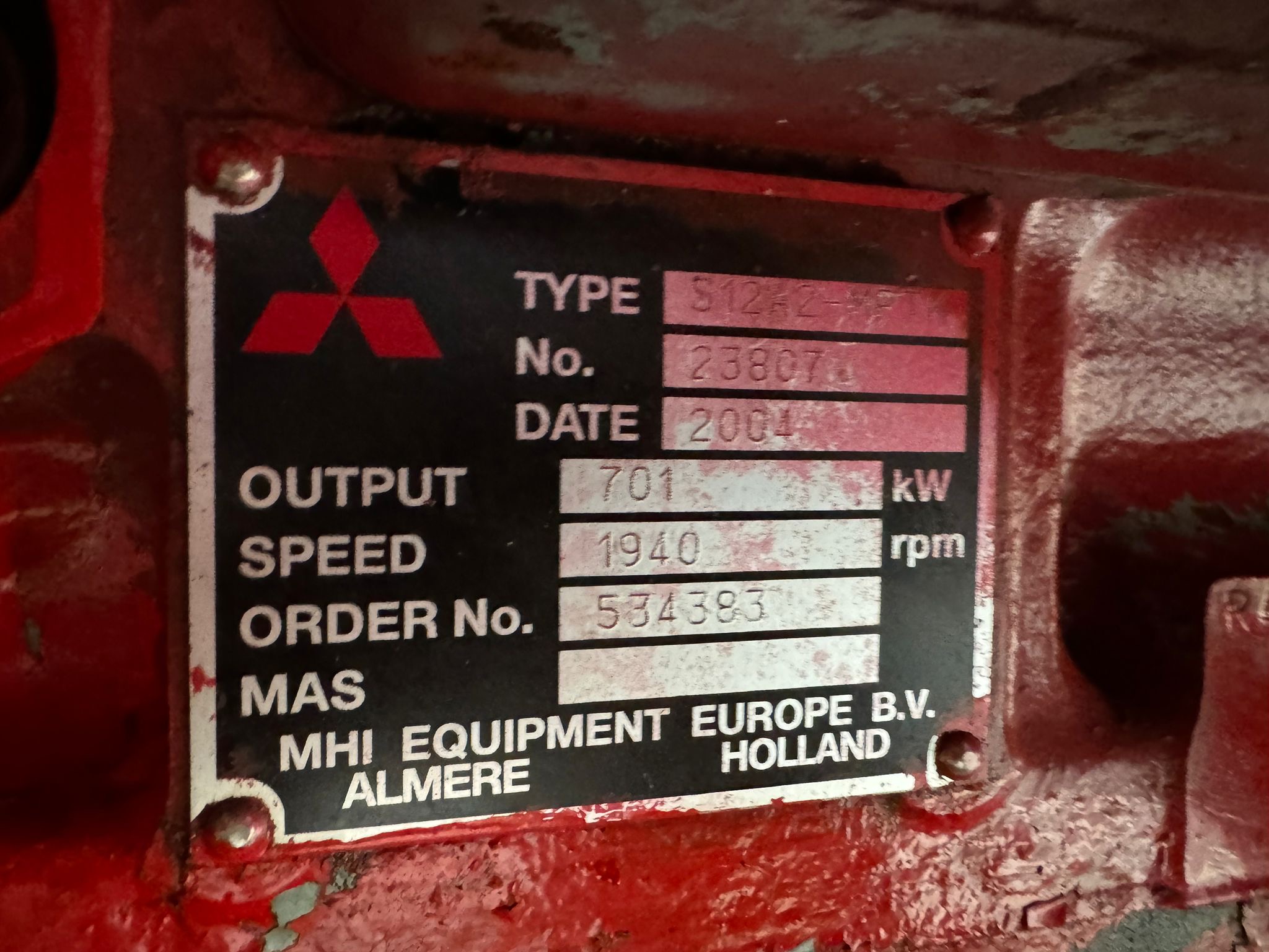 Used Mitsubishi S12A2-MPTK