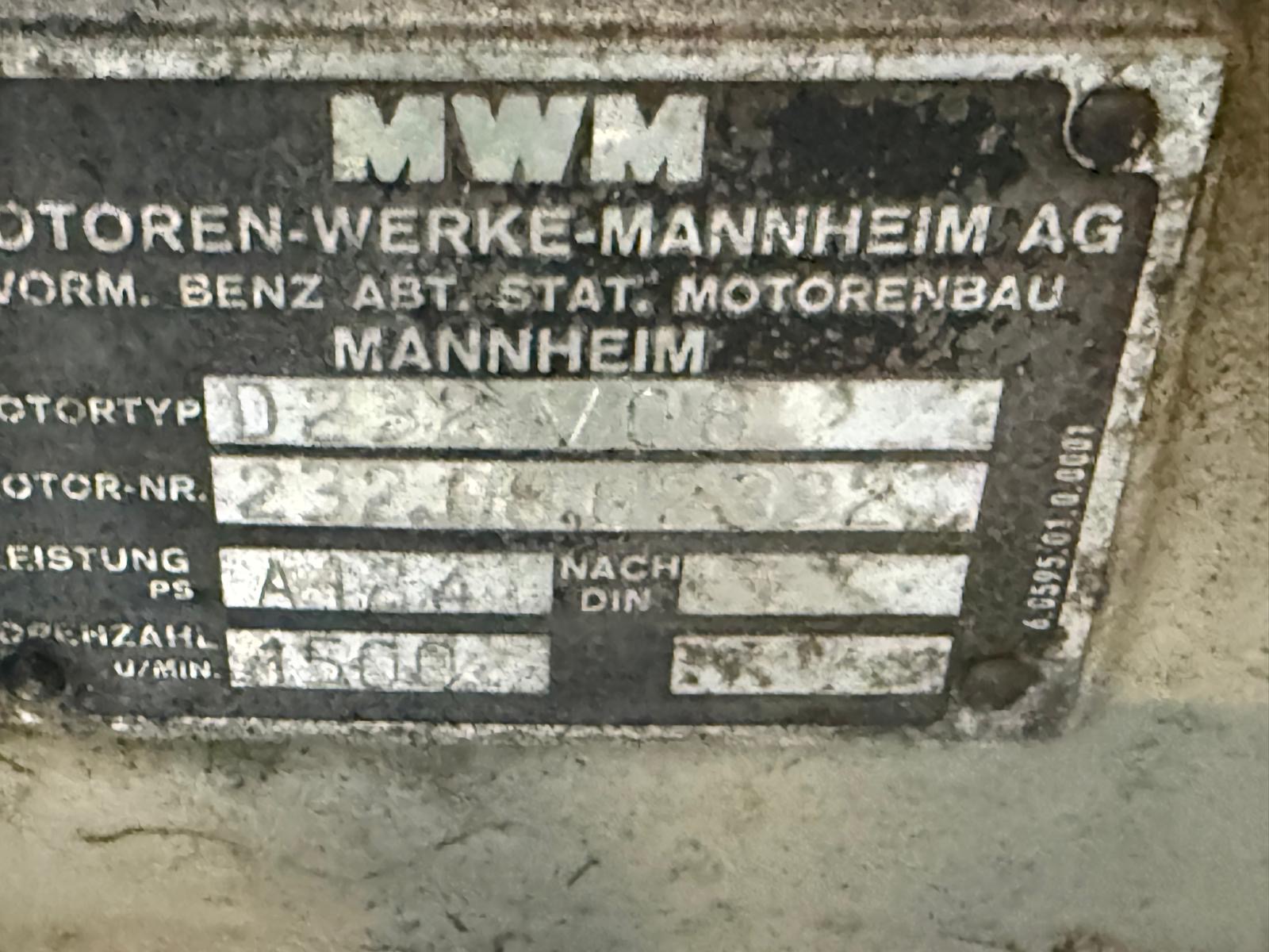 Used MWM D232-V8
