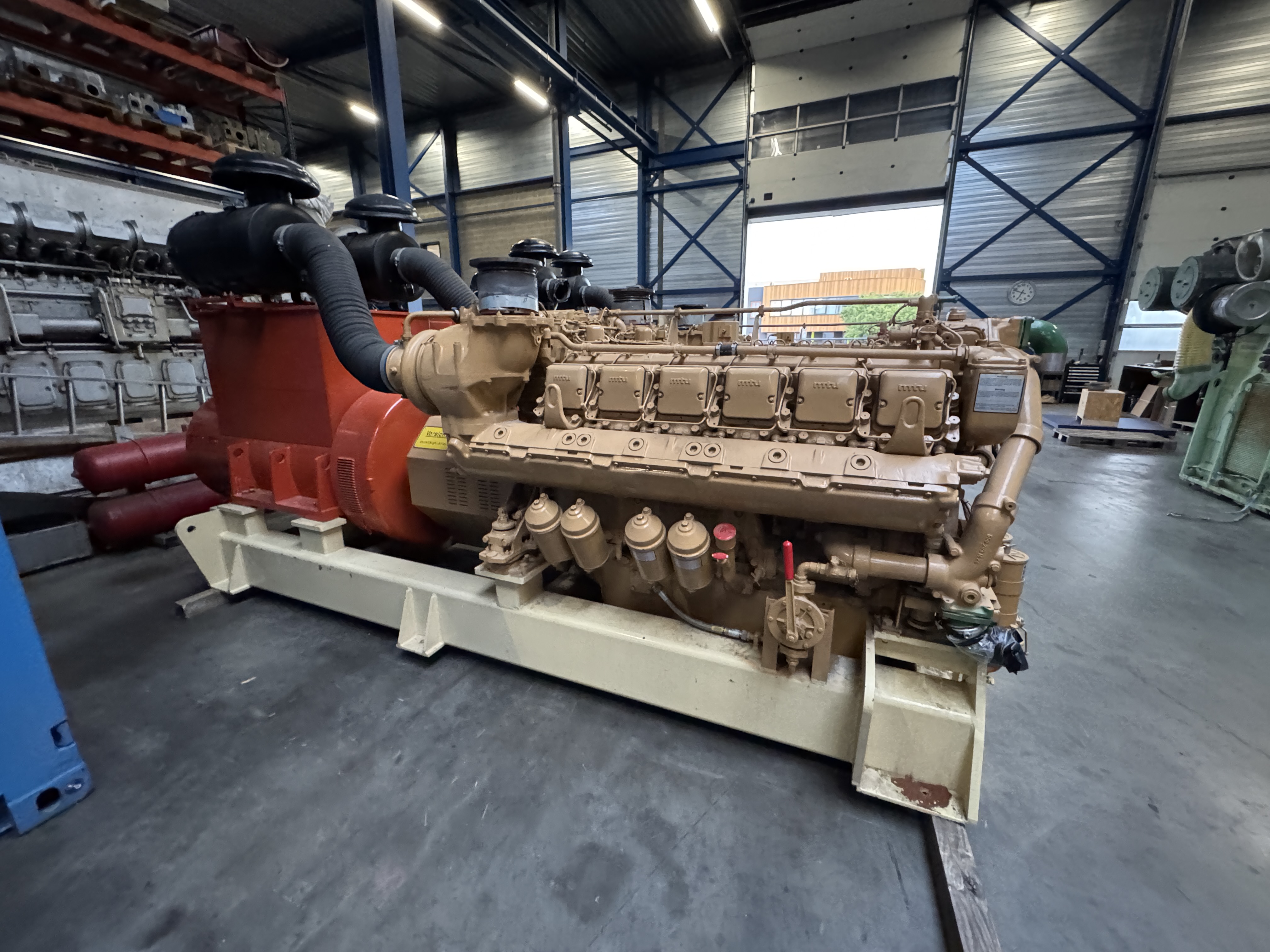 Used MTU 12V396 / PILLER DIESEL GEN.SET 900 KVA