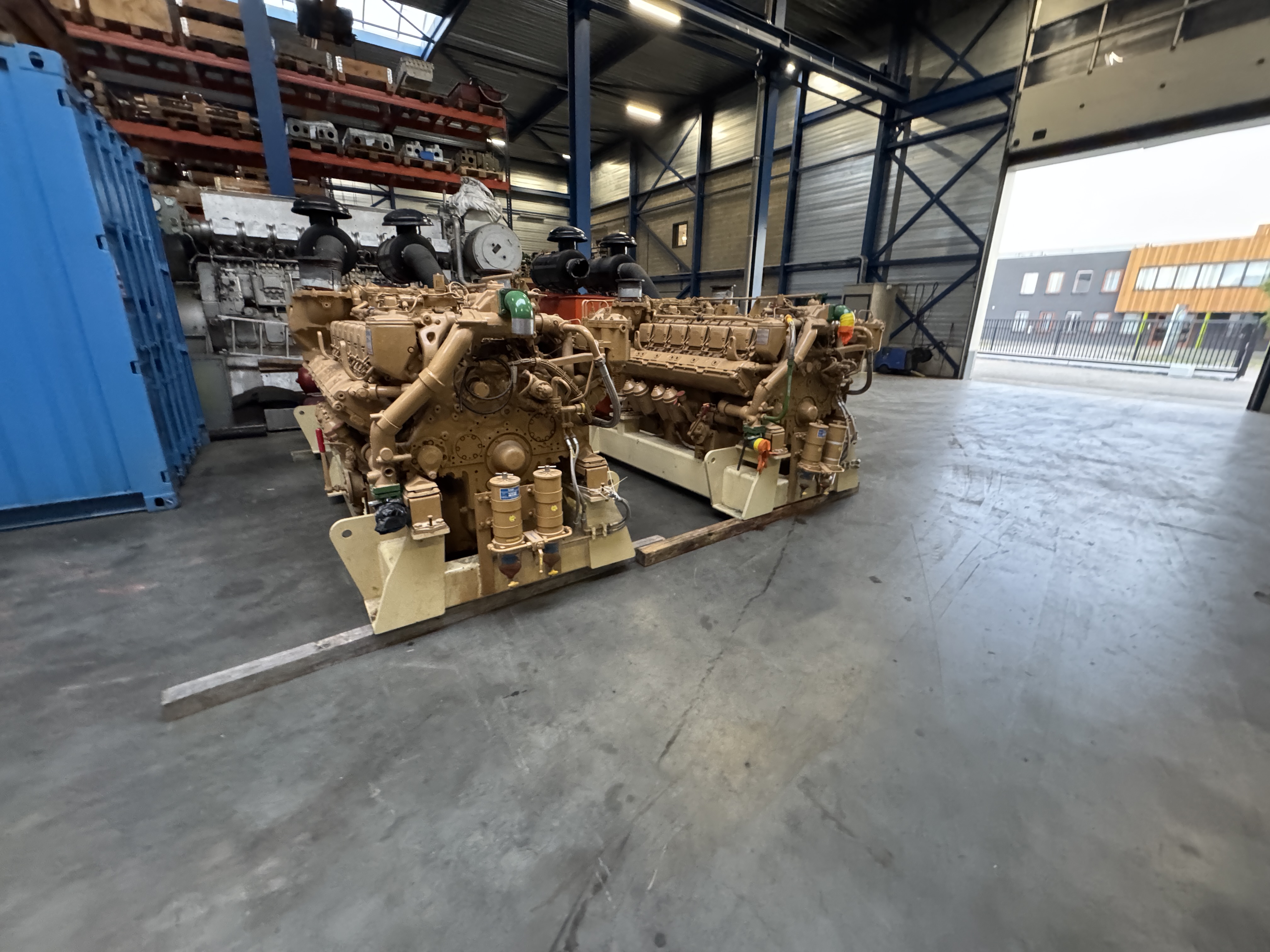 Used MTU 12V396 / PILLER DIESEL GEN.SET 900 KVA