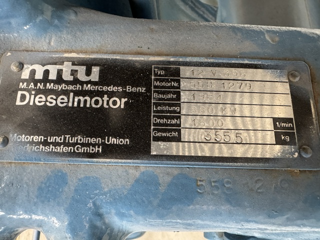 Used MTU 12V396
