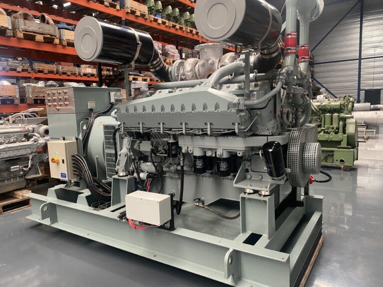 Used 2009 Mitsubishi S12A2-PTA / Stamford Gen set 810 KVA