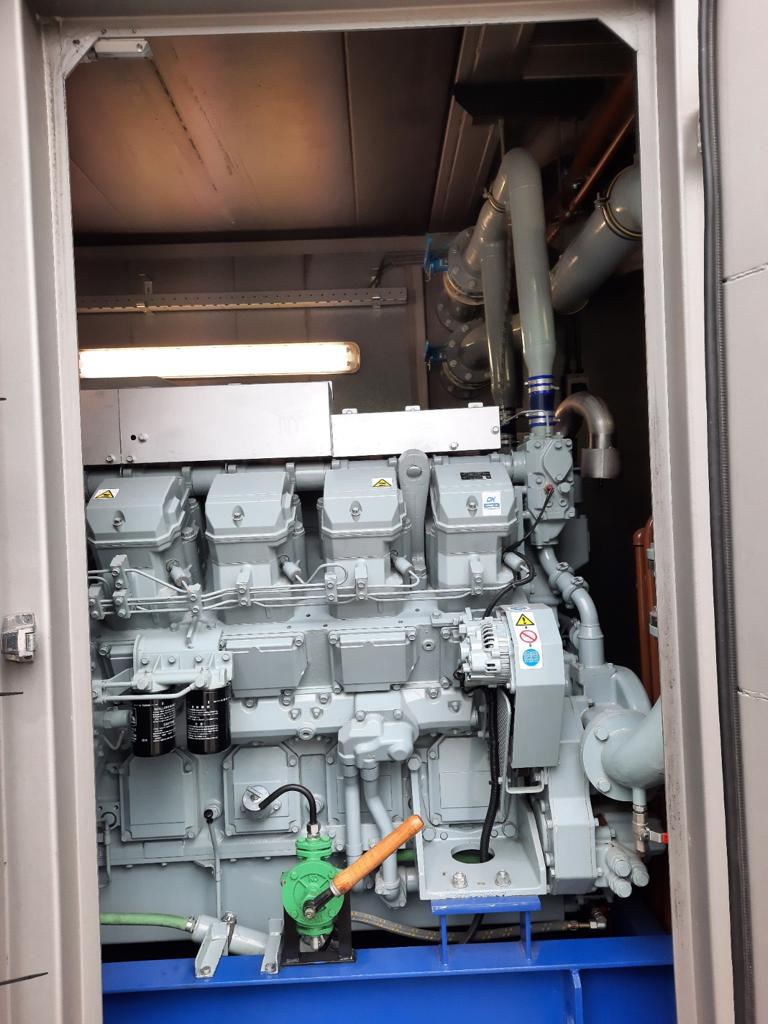 Used 2009 Mitsubishi S12R / Leroy Somer diesel gen.set 1250 KVA