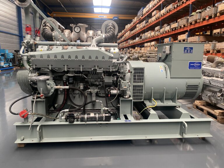 Used 2009 Mitsubishi S12A2-PTA / Stamford Gen set 810 KVA