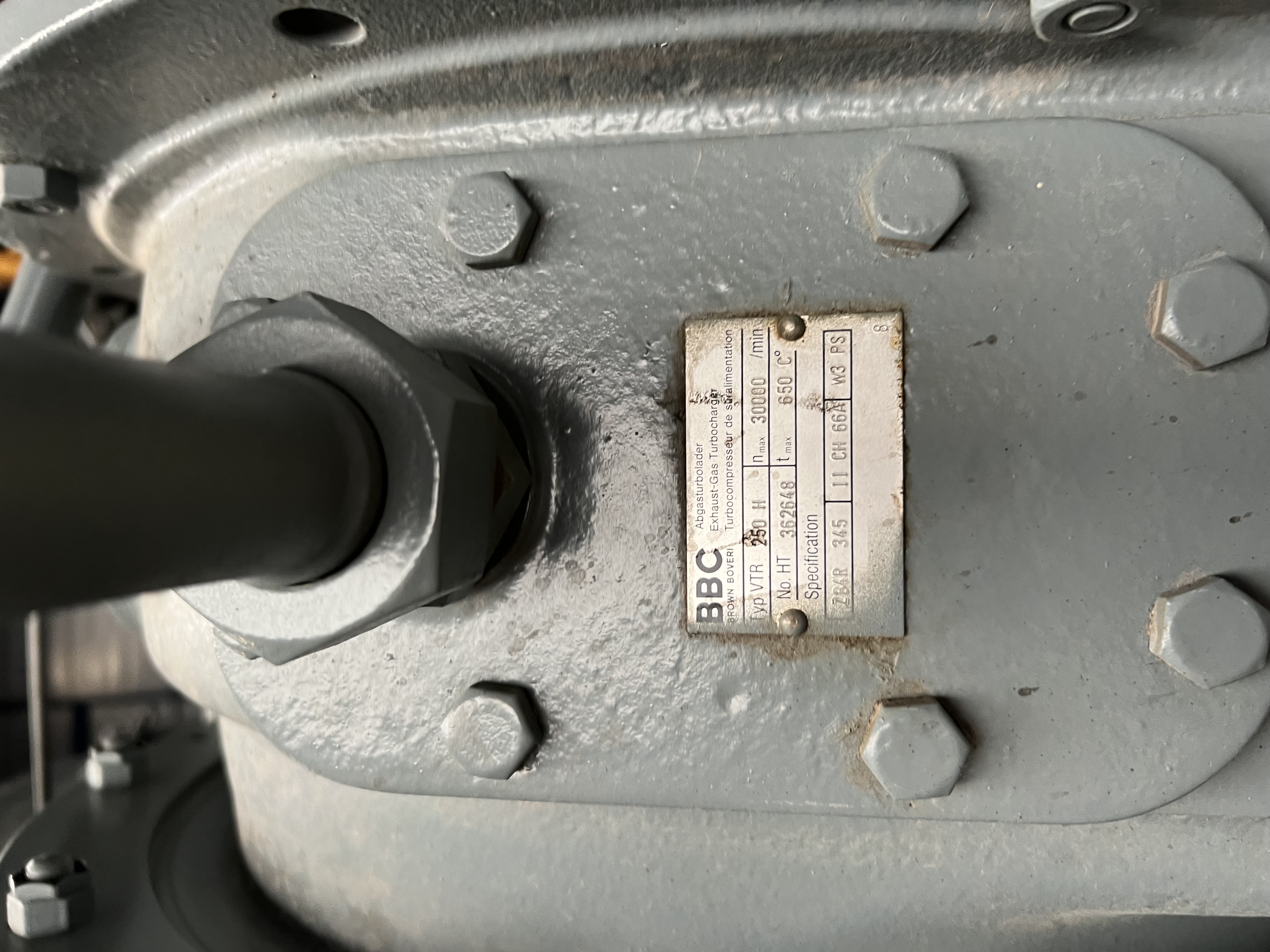 Used 1983 DEUTZ BA8M528 / BBC GEN SET 1200 KVA