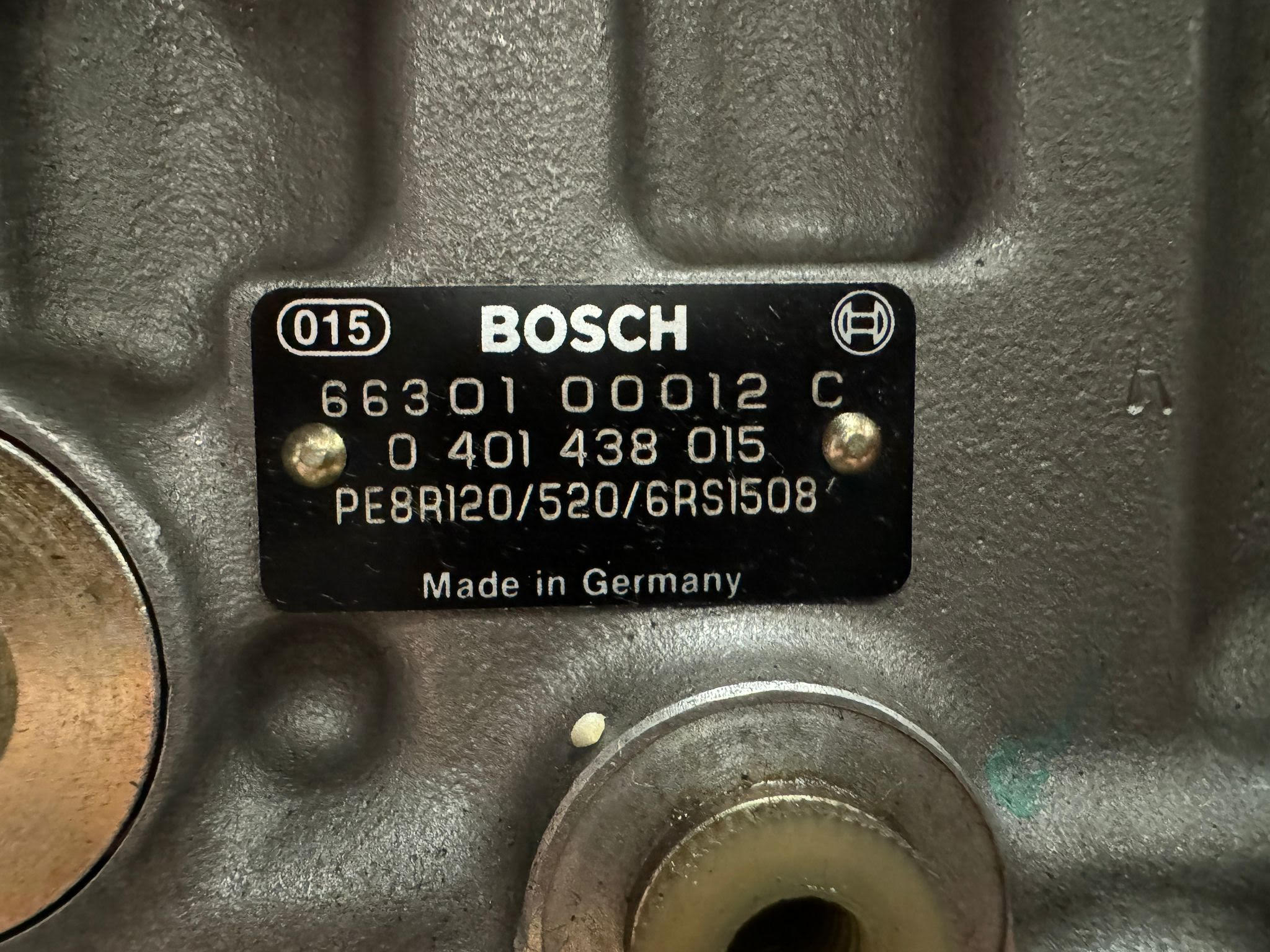 Used FUEL INJECTION PUMP BOSCH TBD616 - V16