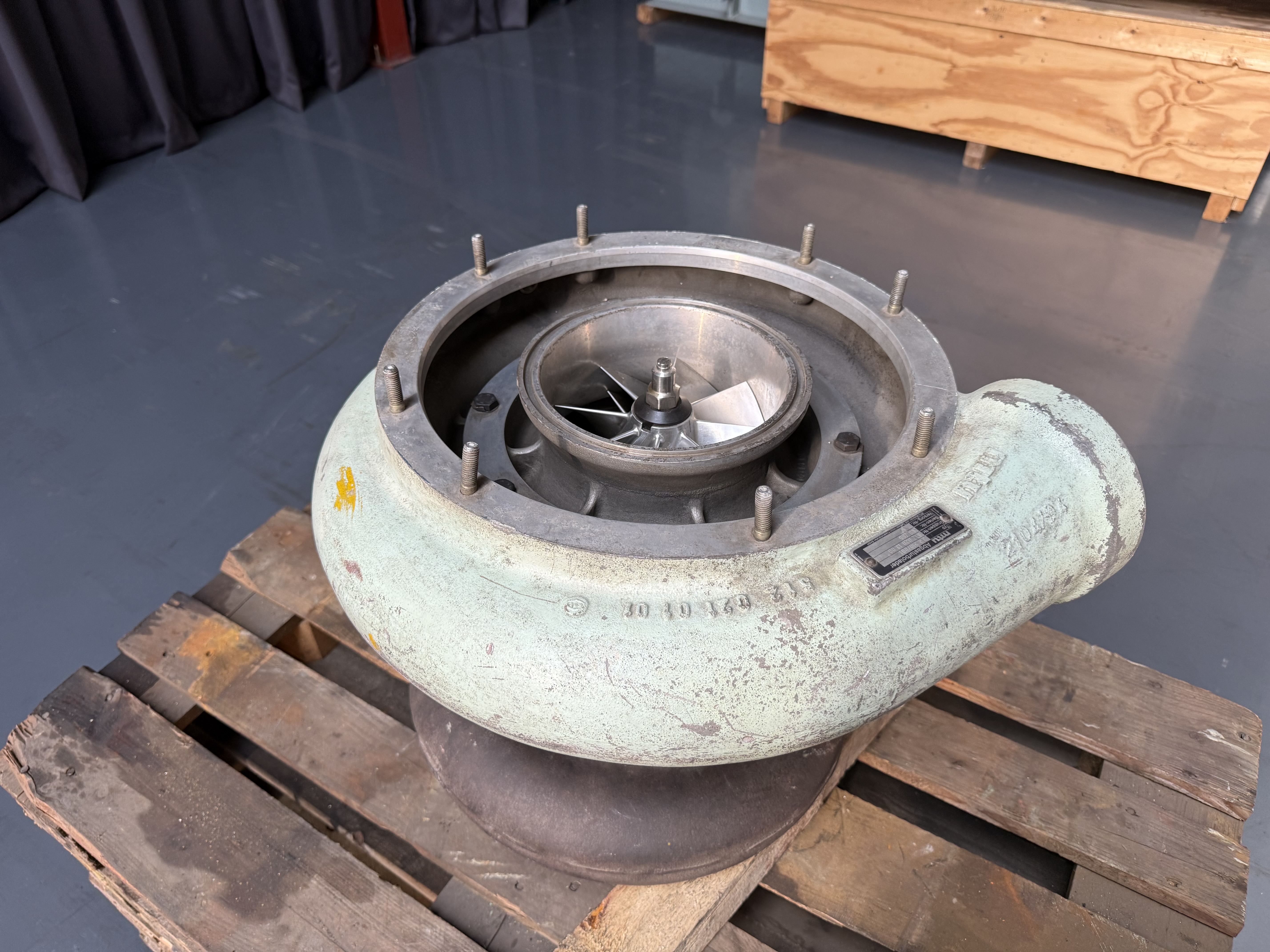 Used MTU ZR210/001 TURBOCHARGER
