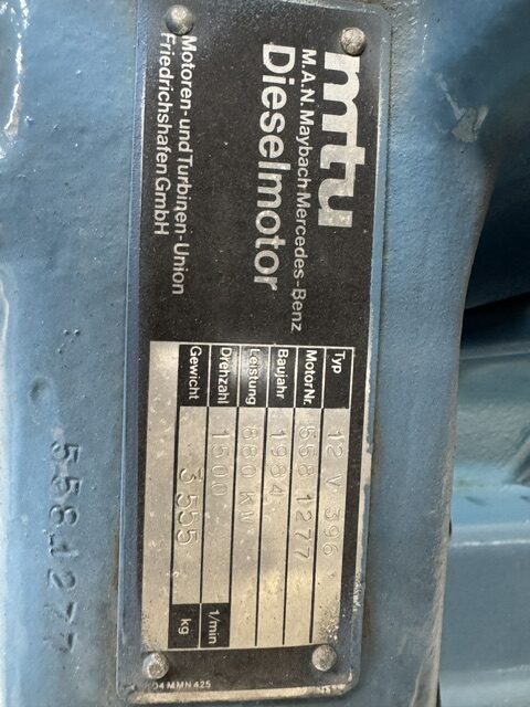 Used MTU 12V396-TC32/33