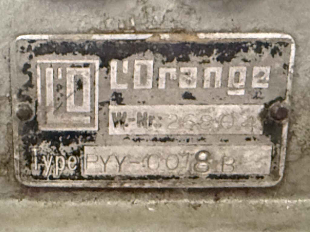 Used L’ORANGE PYY-G018B FUEL INJECTION PUMP TBD 440-8 – ( PY0-U117R ) MWM NMR: 6.440.0.725.318.7