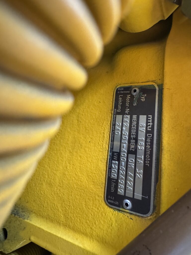 Used 1991 Mercedes / MTU 8V183 TA 32