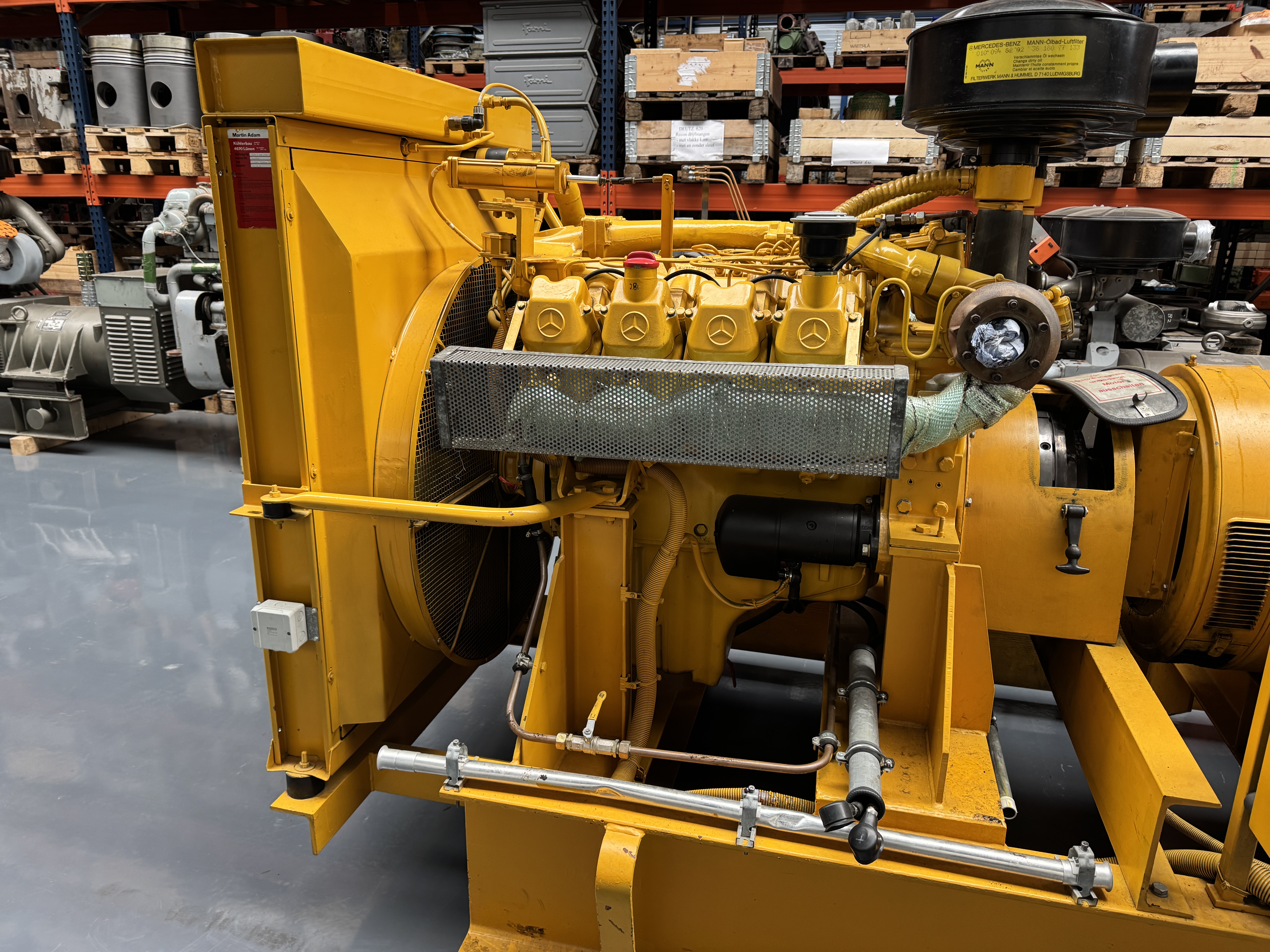 Used Merceders / MTU – 8V183 TA 32 – OM 442A – Anton Piller NKT 320-4 -265KVA