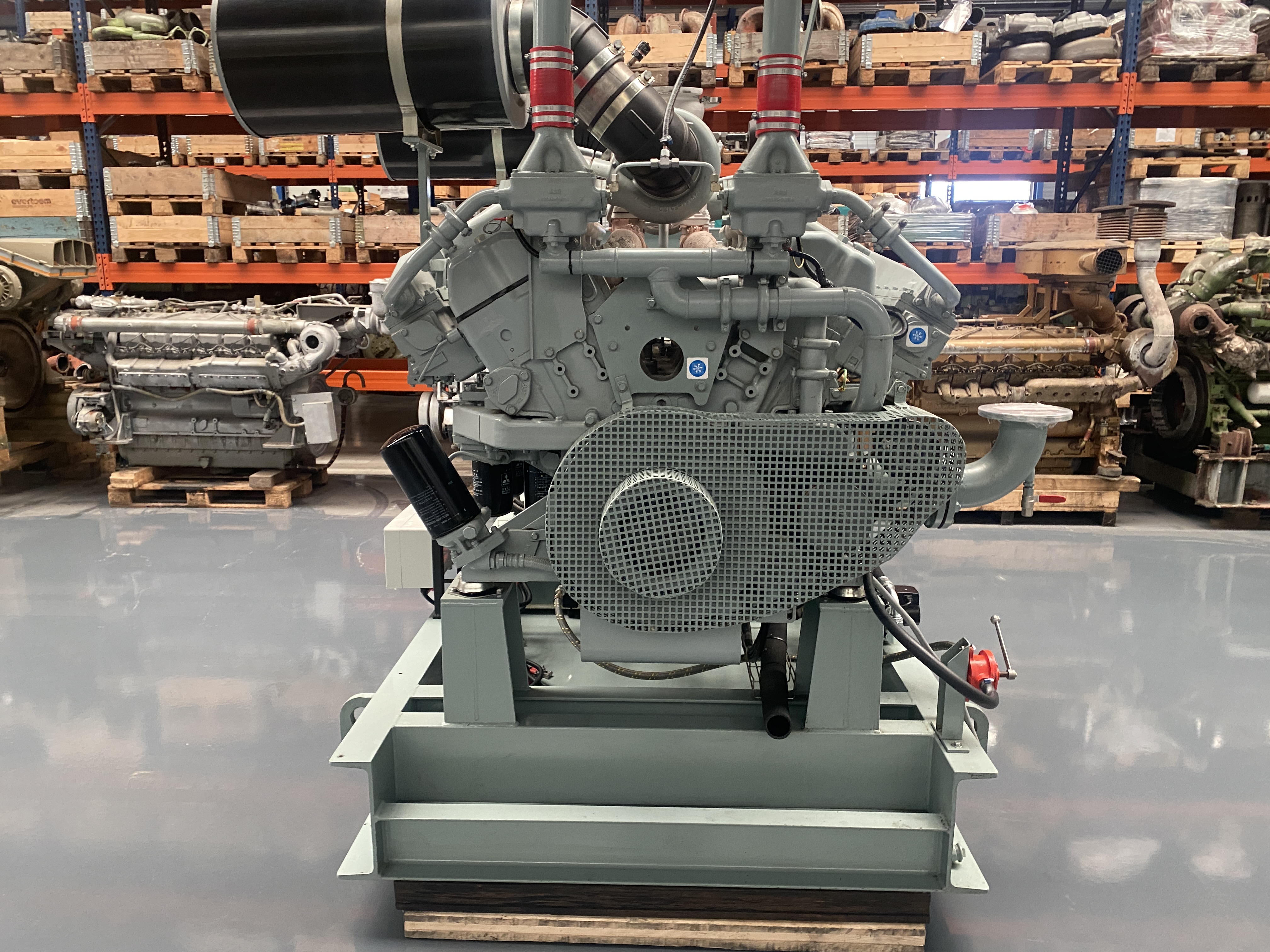 Used 2009 Mitsubishi S12A2-PTA / Stamford Gen set 810 KVA