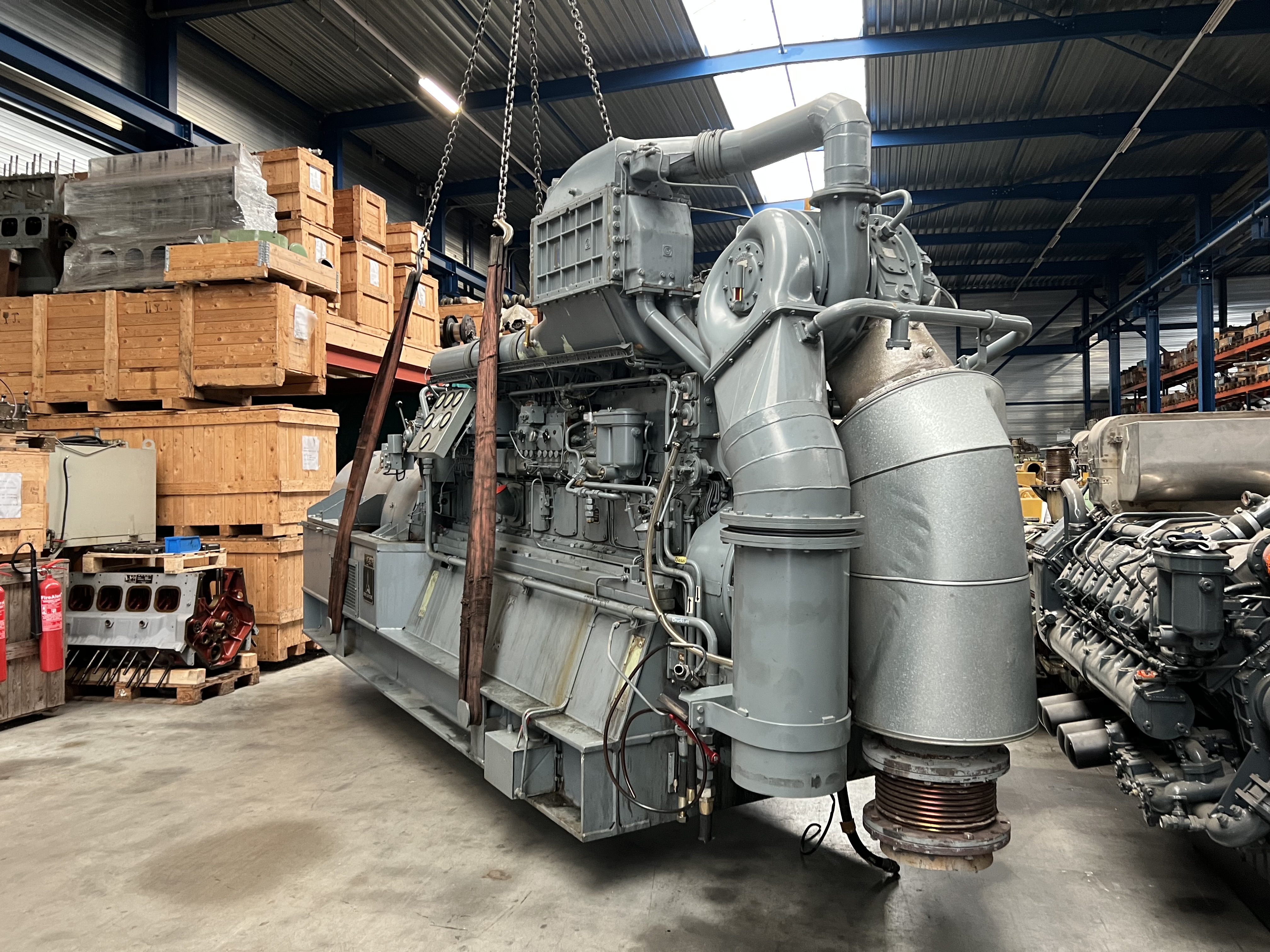 Used 1983 DEUTZ BA8M528 / BBC GEN SET 1200 KVA