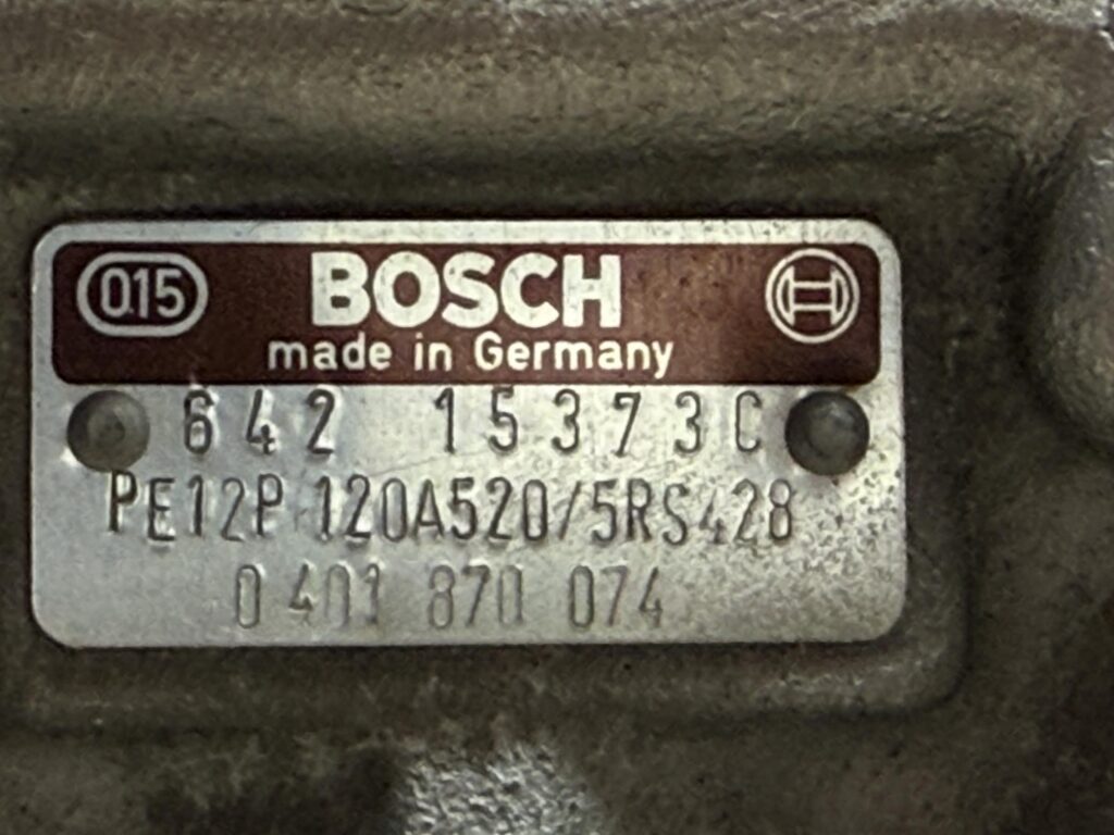 Used BOSCH FUEL INJECTION PUMP 0401 870 074 MWM TBD 234