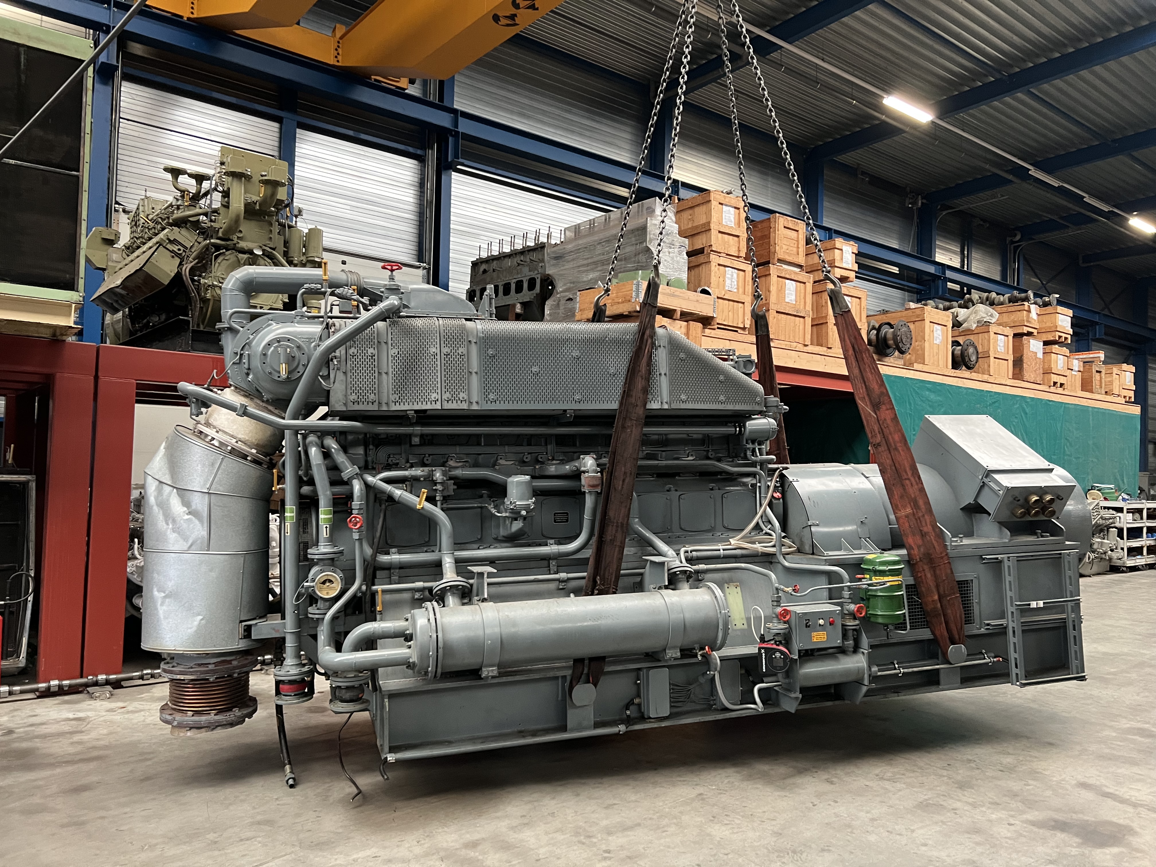 Used 1983 DEUTZ BA8M528 / BBC GEN SET 1200 KVA