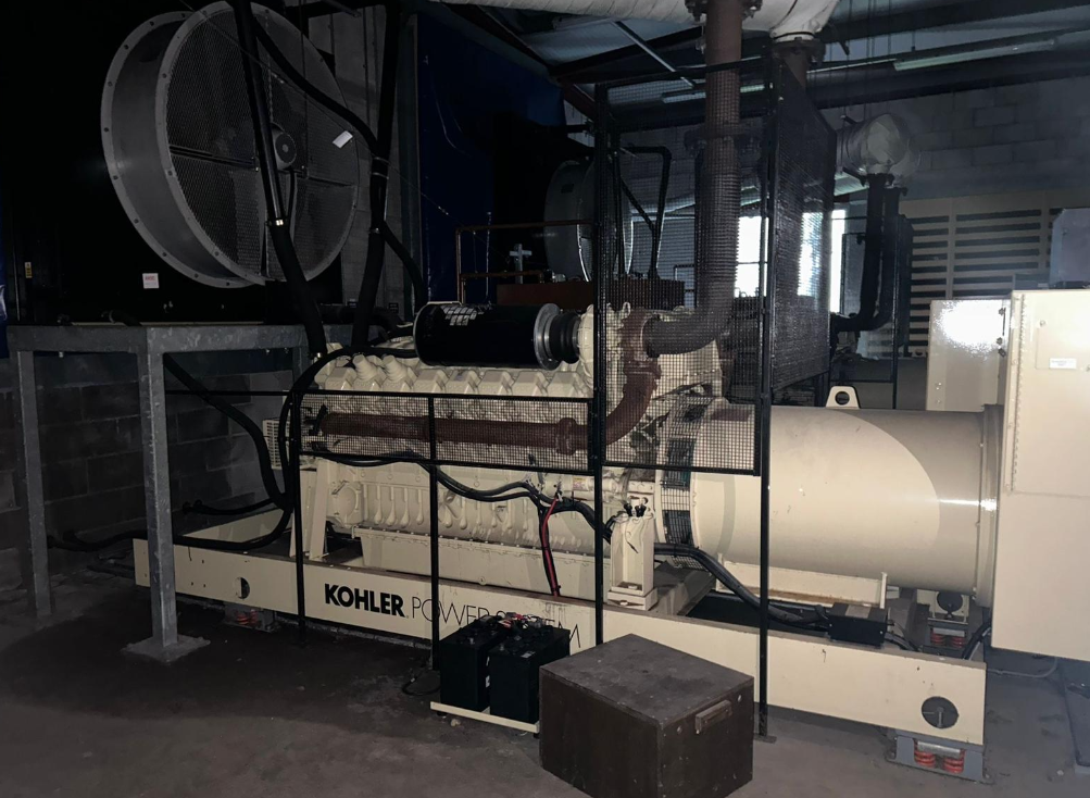 Used MTU 16V-2000 / KOHLER DIESEL GEN.SET 820 KVA