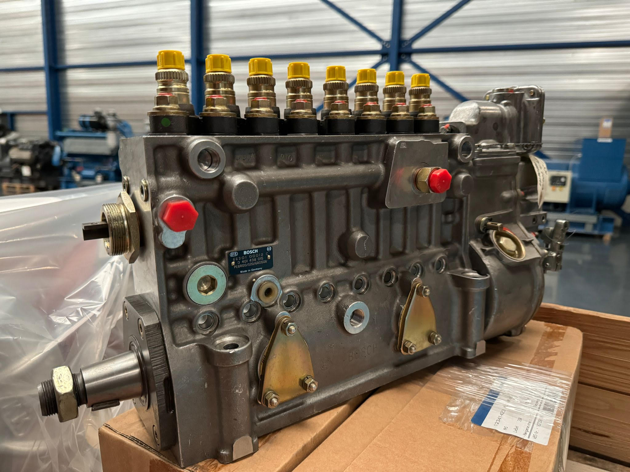 Used FUEL INJECTION PUMP BOSCH TBD616 - V16