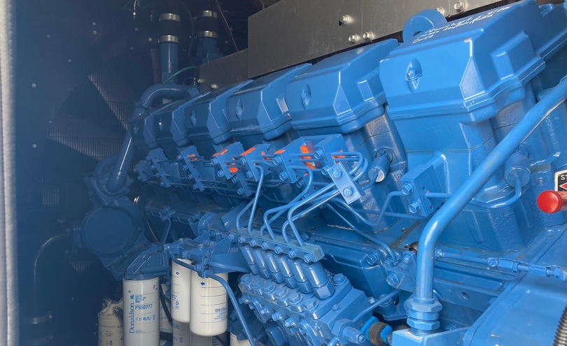 Used MITSUBISHI S12R-F1PTAW2-1 / LEROY SOMER DIESEL GEN. SET 1650 kVA