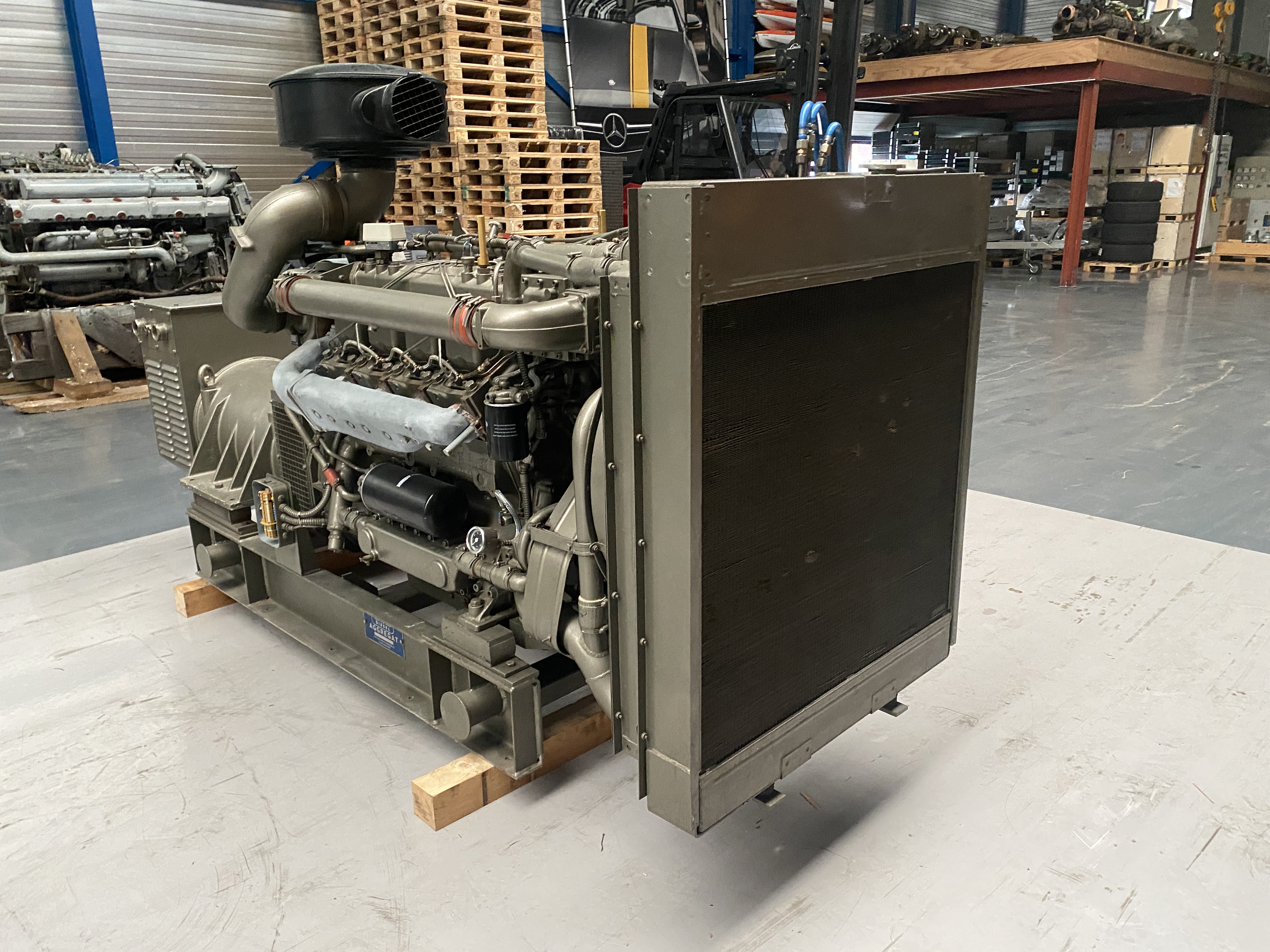 Used 1985 MWM TBD 234-V8 / A.VAN KAICK GEN.SET 280 KVA