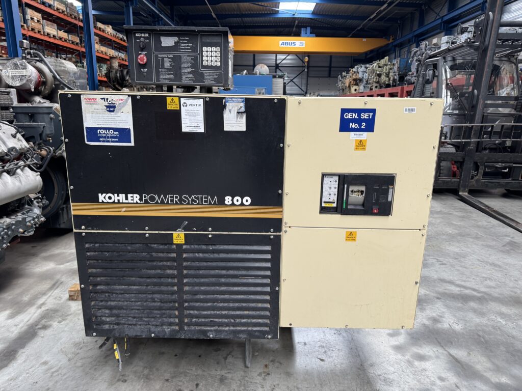 Used MTU 16V-2000 / KOHLER DIESEL GEN.SET 820 KVA