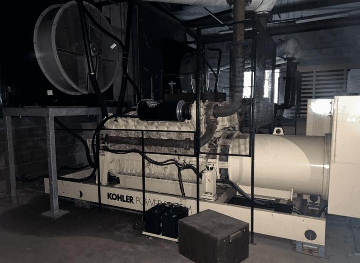 Used MTU 16V2000 / KOHLER DIESEL GEN.SET 820 KVA