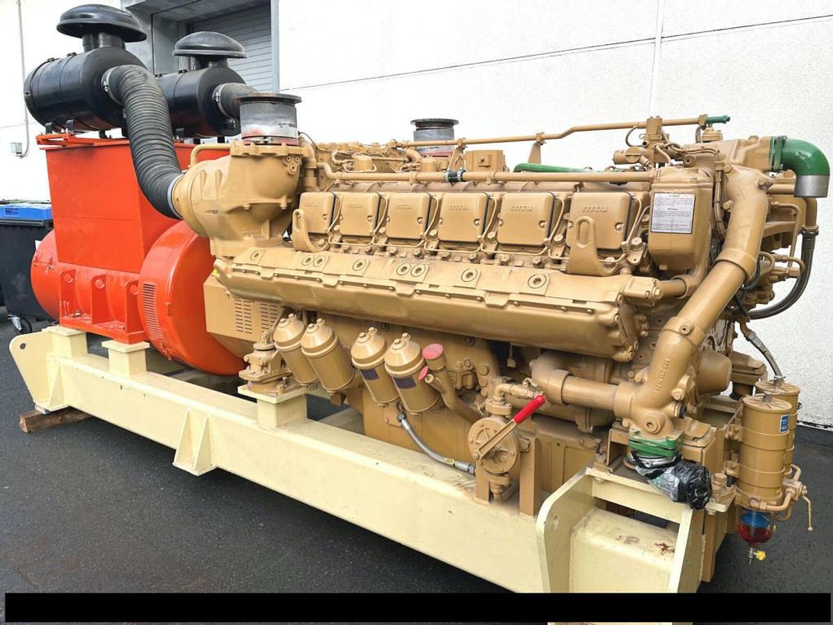 Used MTU 12V396 / PILLER DIESEL GEN.SET 900 KVA