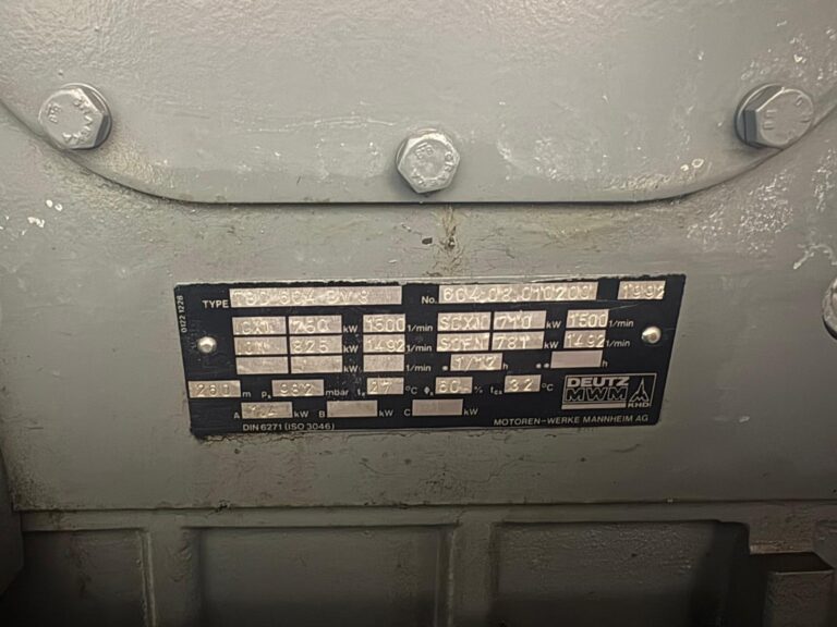 Used 1992 DEUTZ / MWM TBD 604-BV8
