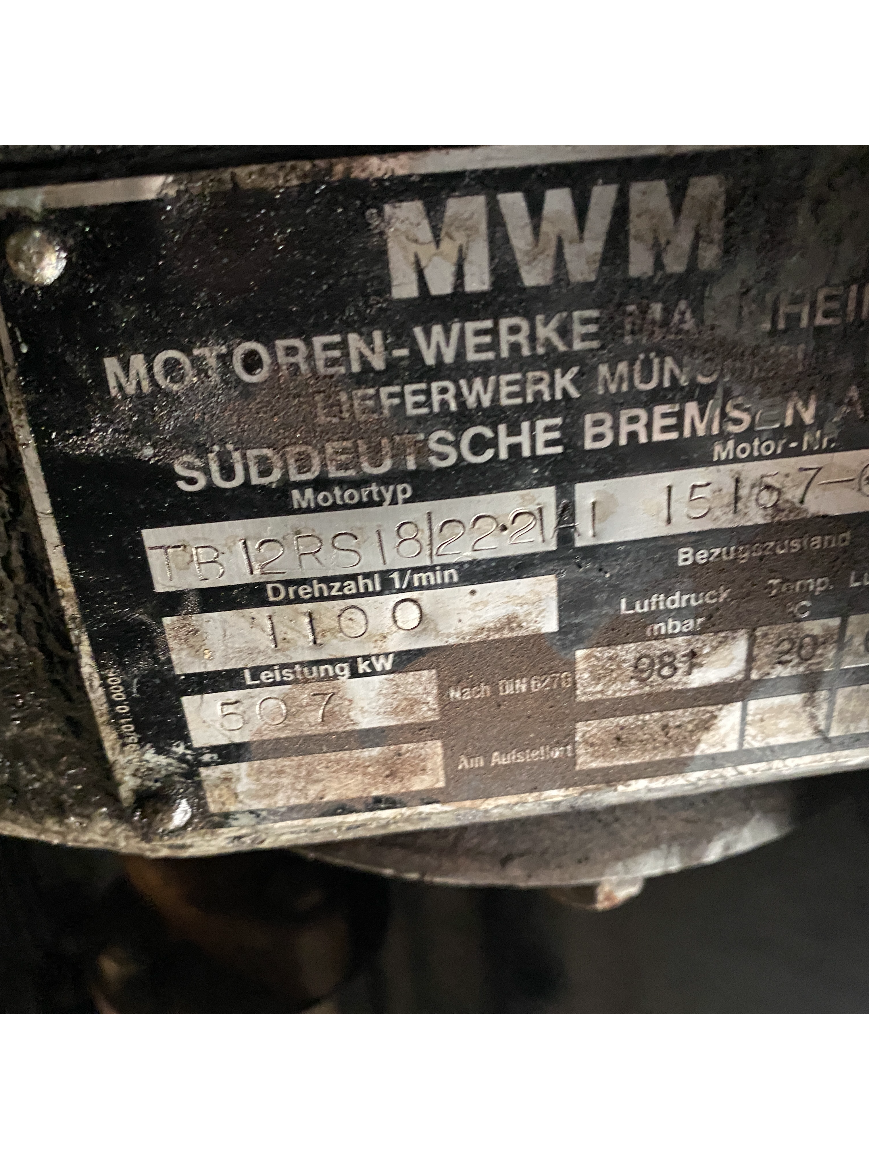 Used MWM TB12RS18/22