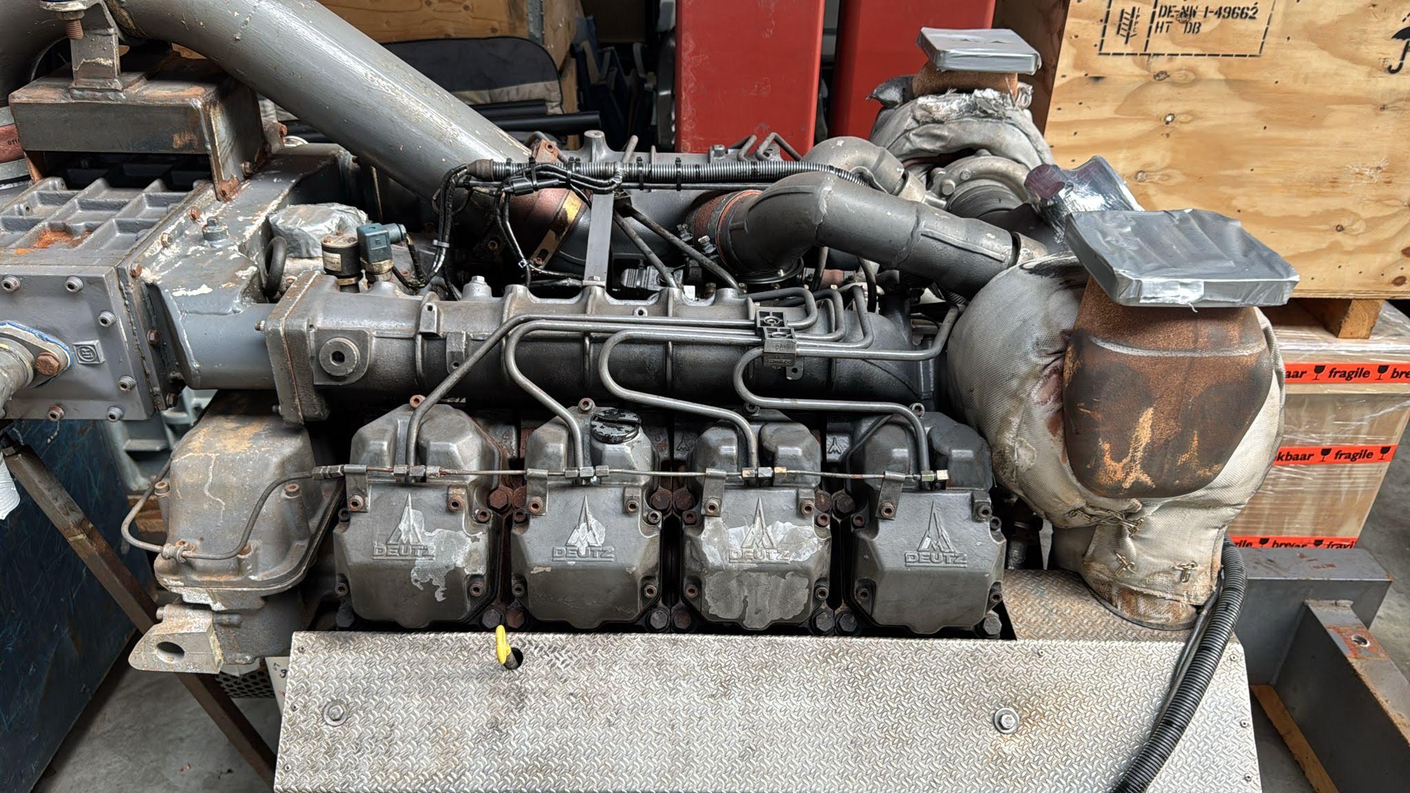 Used 1999 DEUTZ BF8M1015C / STAMFORD GEN.SET 530 KVA.