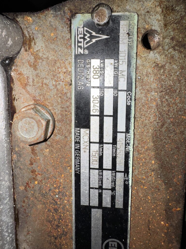 Used 2004 Deutz BF8M1015MC