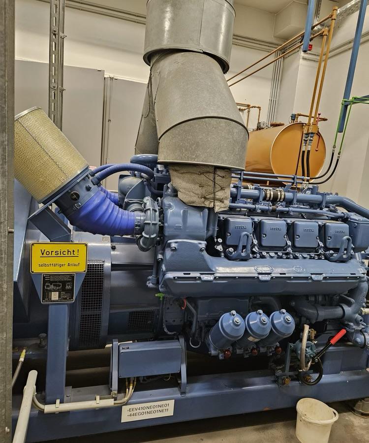 Used 1993 MTU 8V396TB34R / AEG DIESEL GEN.SET 815 KVA