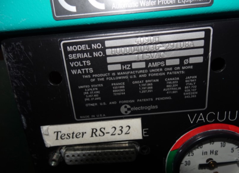 Used Electroglas EG4090u probers