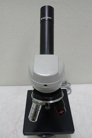 Used L & M Microscope Co. 903-217-2780 Student Compound Microscope w/ 3 Objectives