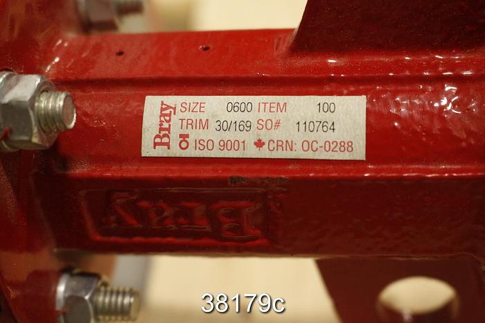 Unused Bray 6" Control Butterfly Valve #38179