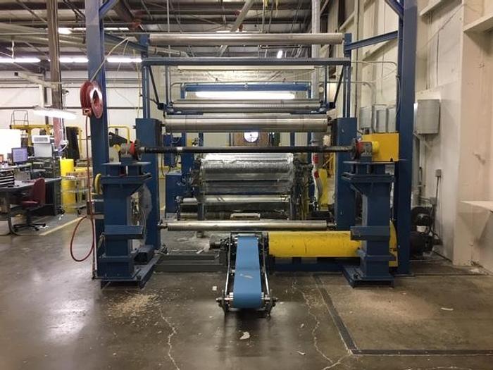 Used 93" (2.36M) MAGNAT TWO DRUM SLITTER REWINDER