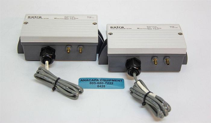 Used Setra 26712R5WB11G1GN Pressure Sensor Transducer 4-20mA Lot of 2 Used 8428