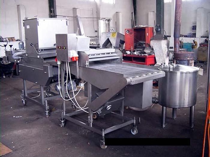 Used Zestaw panierujący - panierownica sucha, mokra, mikser do przygotowania panieru