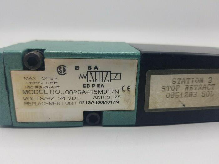 Used NUMATICS 225-369B 082SA415M017N